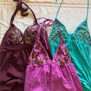 Victoria's Secret halter Bra Top lot 2M 1S